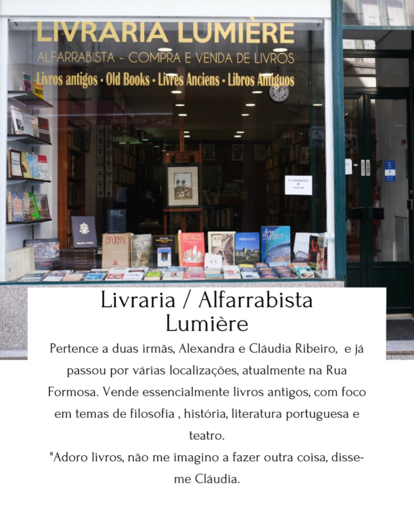 As livrarias e Alfarrabistas do Porto