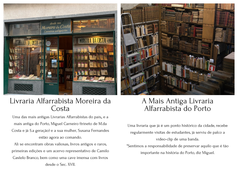 As livrarias e Alfarrabistas do Porto