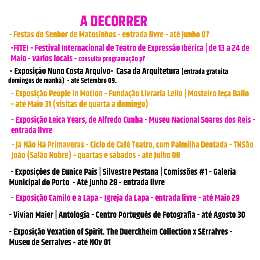 Esta Semana no Porto