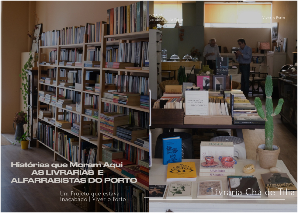 as livrarias e alfarrabistas do Porto