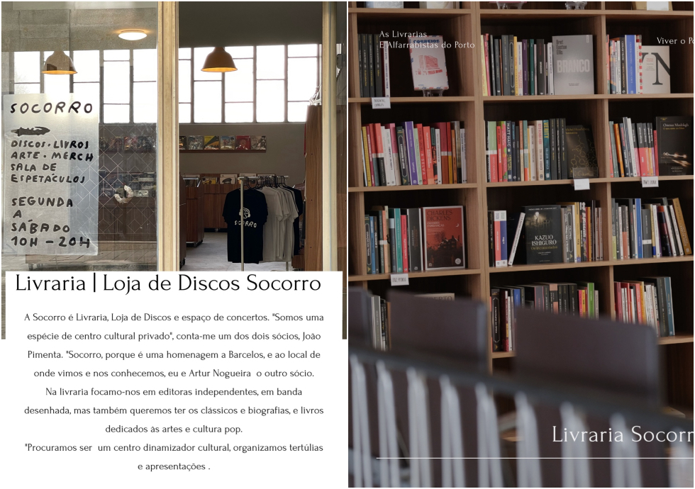 as livrarias e alfarrabistas do Porto