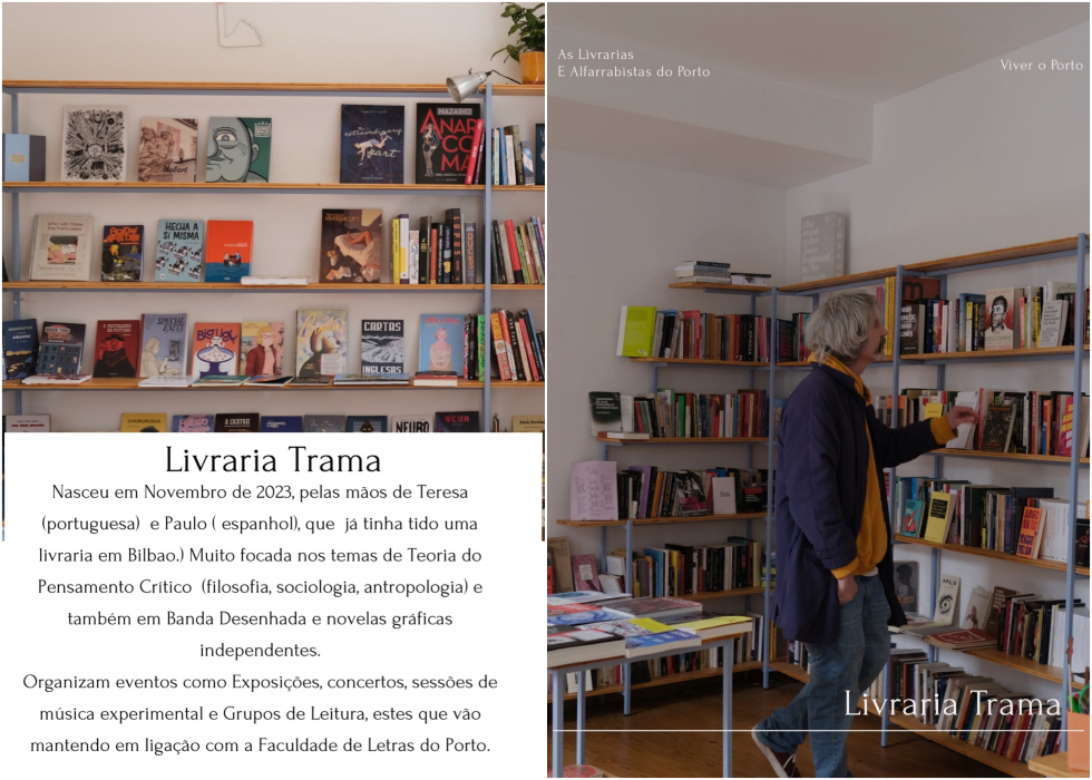 as livrarias e alfarrabistas do Porto