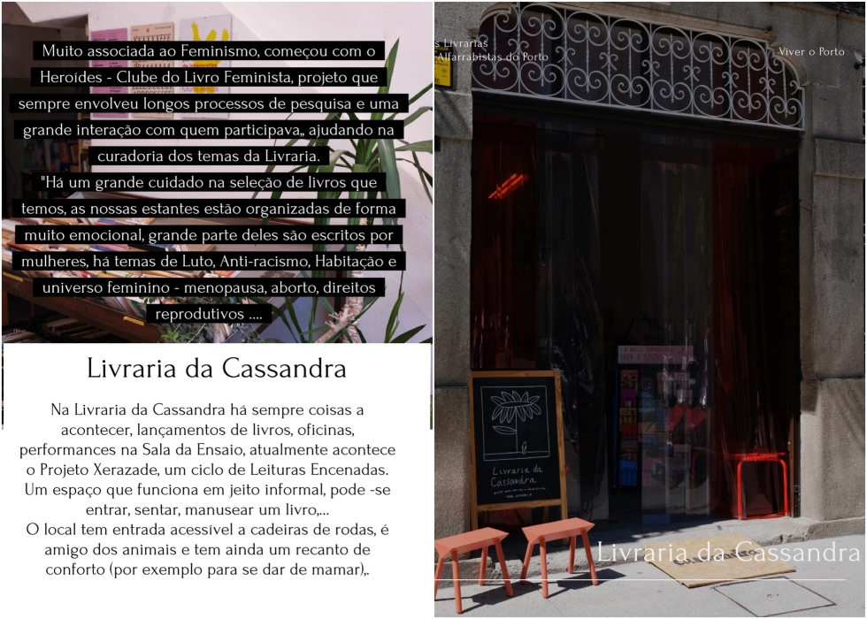 as livrarias e alfarrabistas do Porto