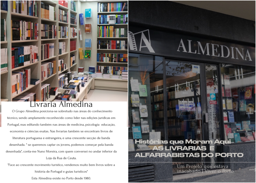 as livrarias e alfarrabistas do Porto