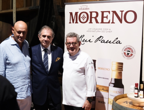 Moreno lança vinagre com vinho do porto Rozés e assinatura do Chef Rui Paula